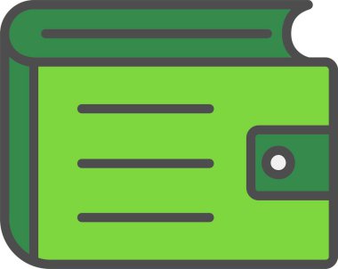 Wallet Vector Icon Design