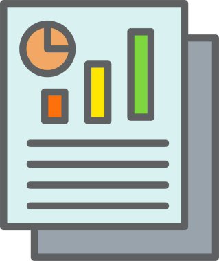 Seo Rapor Vektör Simgesi Tasarımı