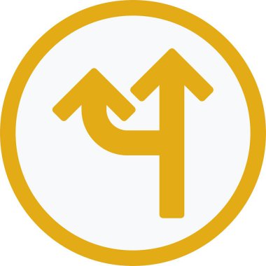 Düz Ok Vektör Simgesi Tasarımı