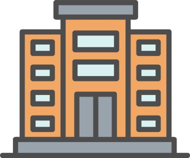 Bina vektör simgesi tasarım