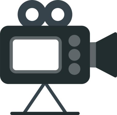 Video Camera Vector Icon Design