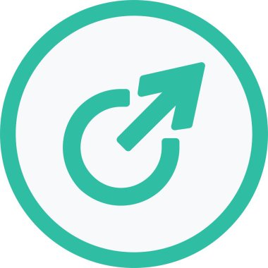 Çıkış Oku Vektör Simgesi Tasarımı