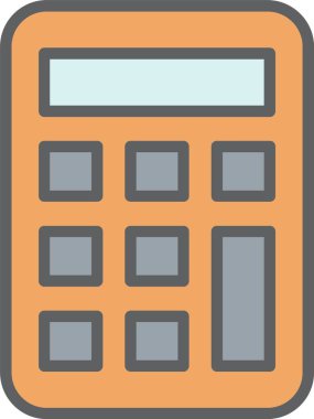 Hesaplama Vektörü Simgesi Tasarımı