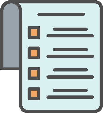 Check List Vector Icon Design