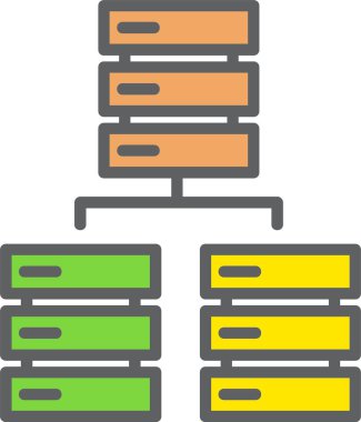 Veri Entegrasyonu Vektör Simgesi Tasarımı