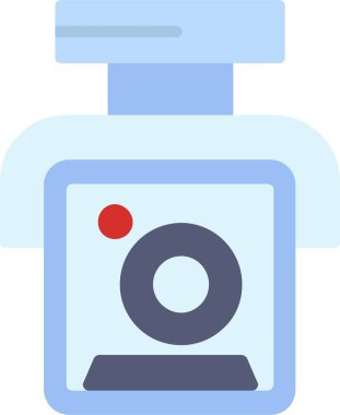 Security Camera Vector Icon Design