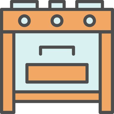 Stove Vector Icon Design