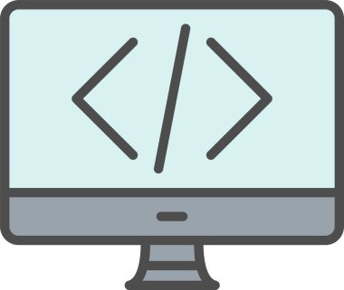 Coding Vector Icon Design