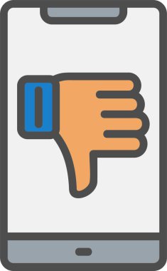 Dislike  Vector Icon Design