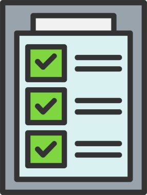 Checklist Vector Icon Design