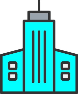 Gökdelen Vektör Simgesi Tasarımı