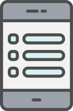 List Vector Icon Design