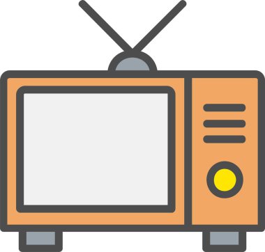 Television Vector Icon Design