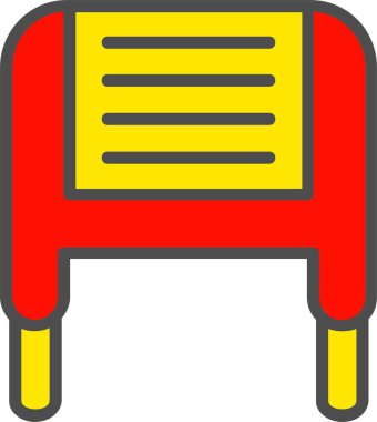 Capacitor Vector Icon Design