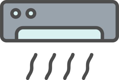 Klima vektör simgesi tasarımı