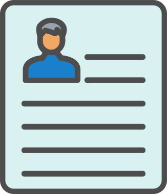 Profile Vector Icon Design