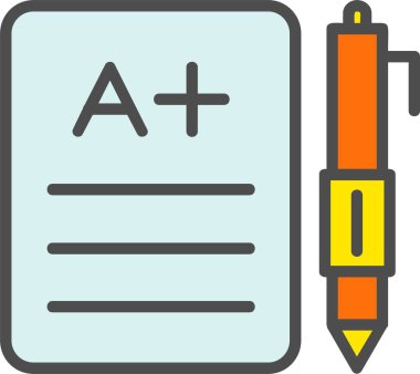 Exam Vector Icon Design