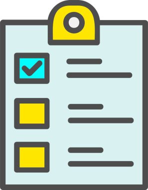 Checklist Vector Icon Design