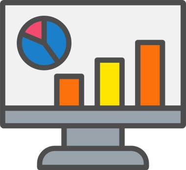 Analytics Vector Icon Design