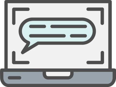 İleti vektör simgesi tasarım