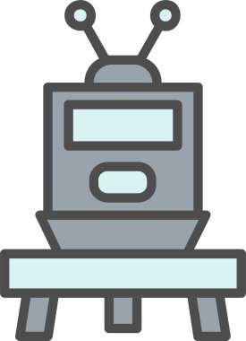 Lander Vektör Simgesi Tasarımı