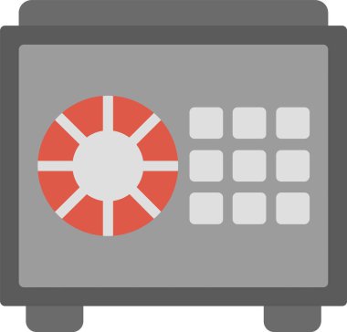 Safe Box Vector Icon Design