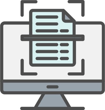 Scanner Vector Icon Design