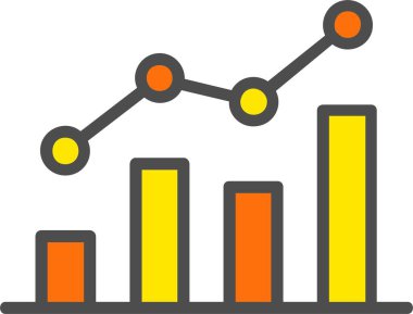 analytics Vector Icon Design