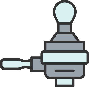 Portafilter Vektör Simgesi Tasarımı