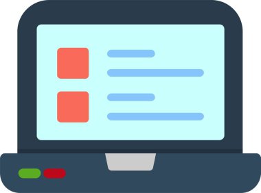 Dizüstü vektör simgesi tasarım