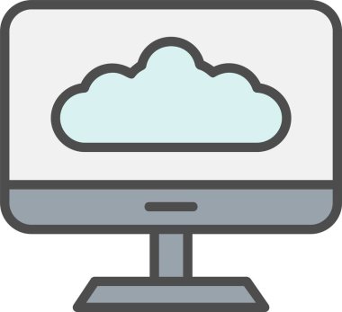 Cloud Computing Vector Icon Design