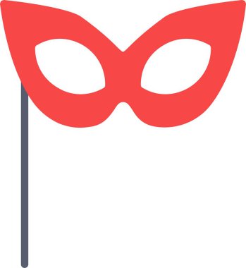 Doğum günü maskesi Vektör Simgesi Tasarımı