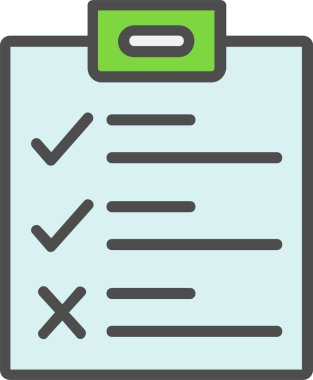 Checklist Vector Icon Design