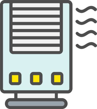 Air Purifier Vector Icon Design