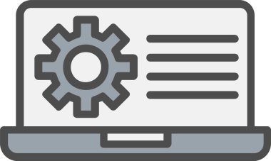 Dizüstü vektör simgesi tasarım