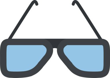 güneş gözlüğü simgesi tasarım vektör