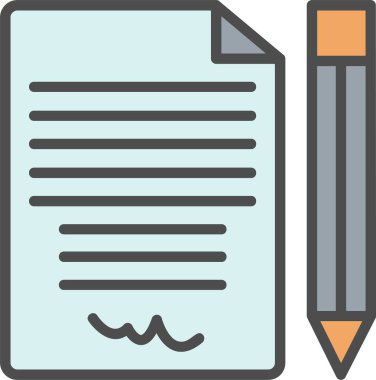 İmza Vektörü Simgesi Tasarımı