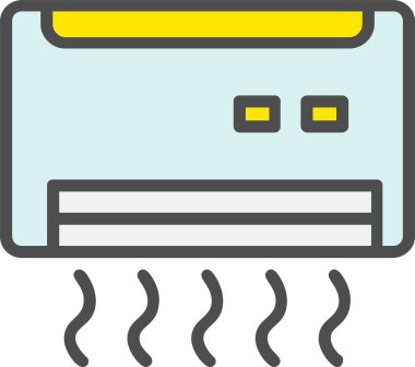 Klima vektör simgesi tasarımı