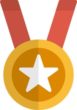 Madalya vektör simgesi tasarım