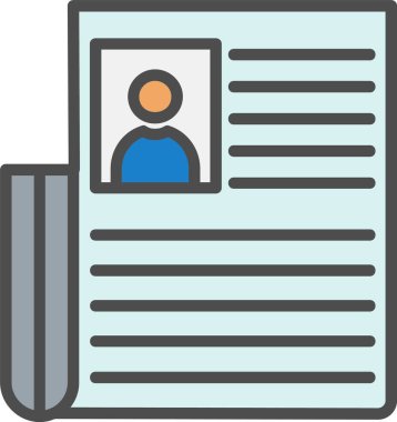 Newspaper Vector Icon Design
