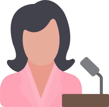 Politician Vector Icon Design