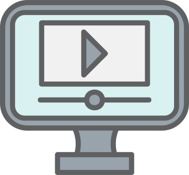 Çevrimiçi Akıcı Vektör Simgesi Tasarımı