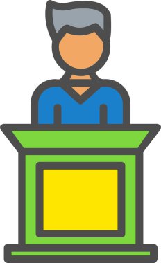 Podium Vector Icon Design