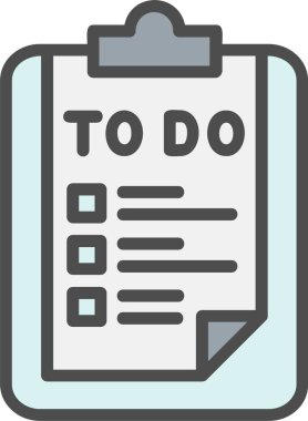 To Do List Vector Icon Design