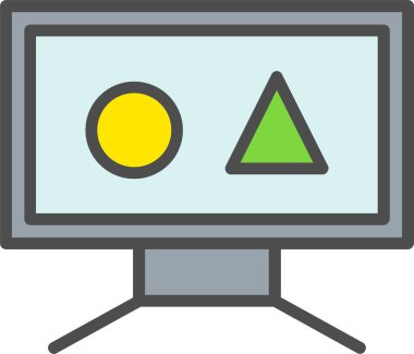 Smart Tv Vector Icon Design