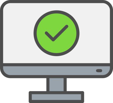 Monitor Vector Icon Design