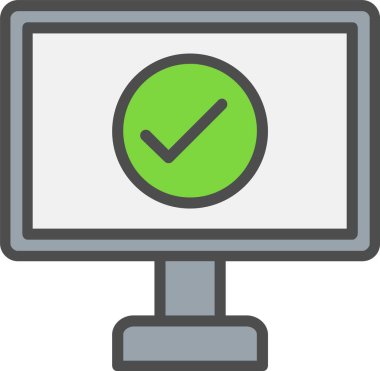 Çevrimiçi Bilgi Vektörü Simgesi Tasarımı