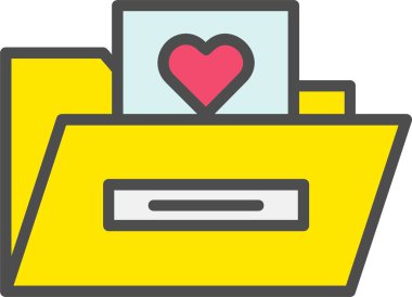 Klasör vektör simgesi tasarım