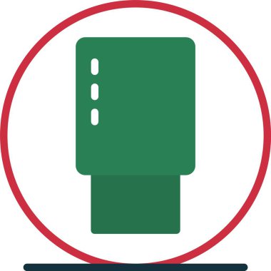 Amonestation Vektör Simgesi Tasarımı