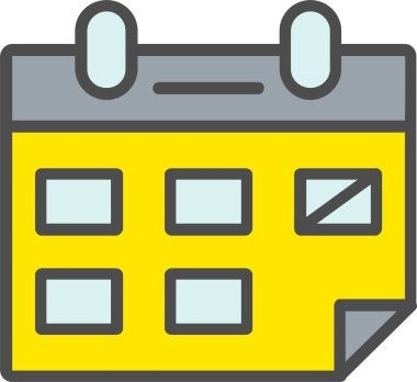 Takvim vektör simgesi tasarım